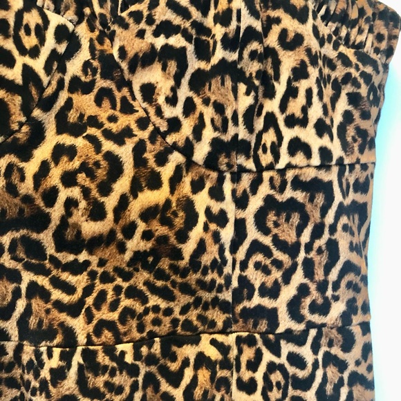 Zara Leopard Print Mini Dress - Picture 6 of 10